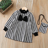 Spring Autumn Girls Children Knitted Woolen Dresses-Veeddydropshipping